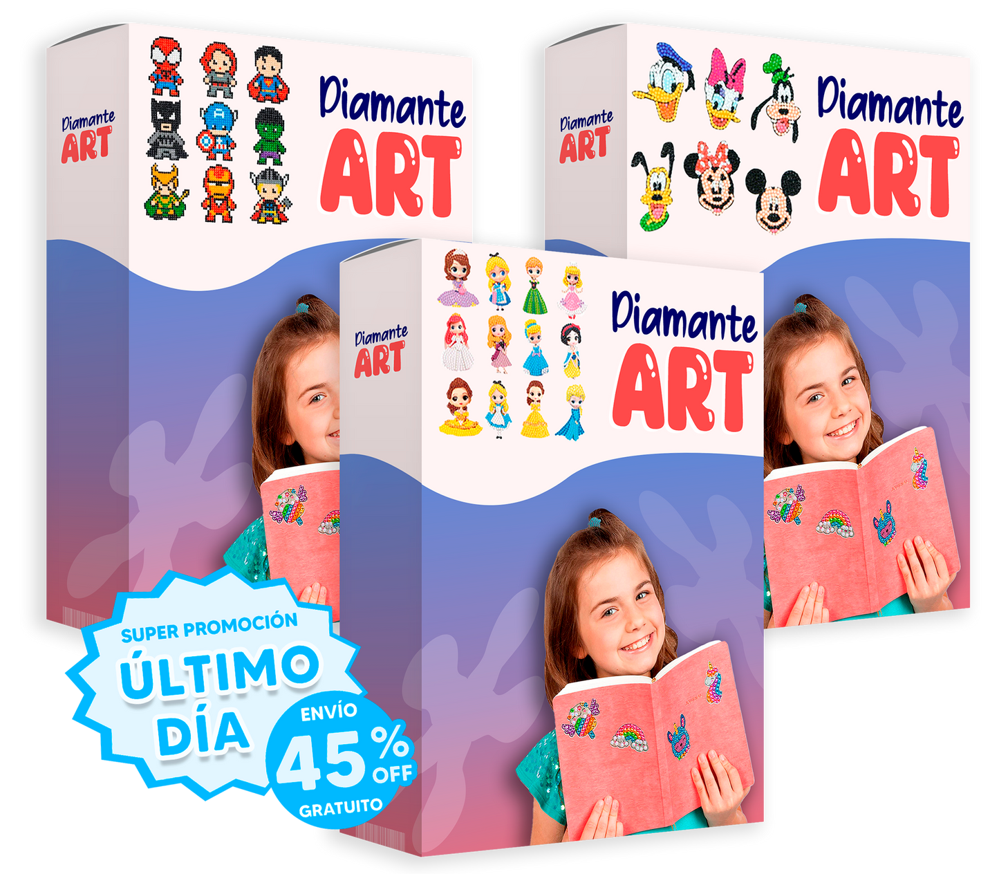 Arte de Diamante - 3 Unidades