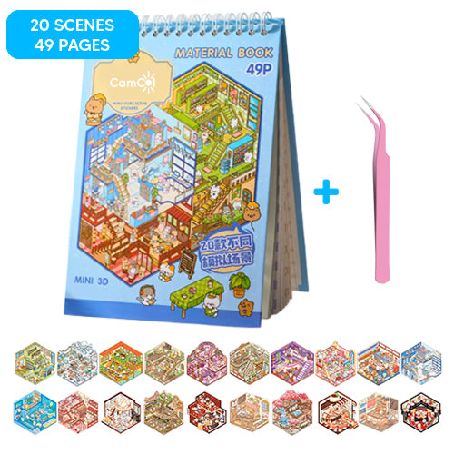 Sticker Book – Fun Scenes to Create!