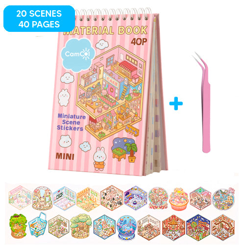 Sticker Book – Fun Scenes to Create!