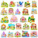 Mini 3D House Puzzle Kit
