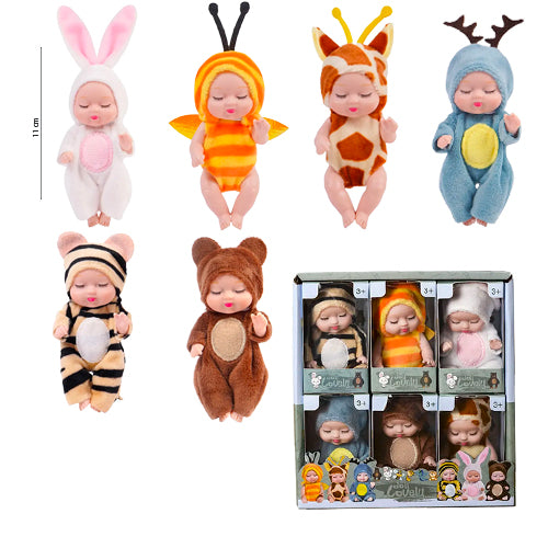 Mini Reborn – Pack with 6 Dolls